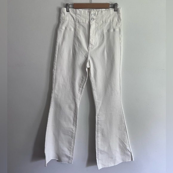 Free people Flare High Rise white Jeans - Picture 1 of 7
